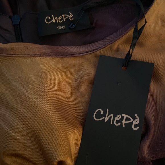 Brown /copper colour dress size M-L - Picture 7 of 7